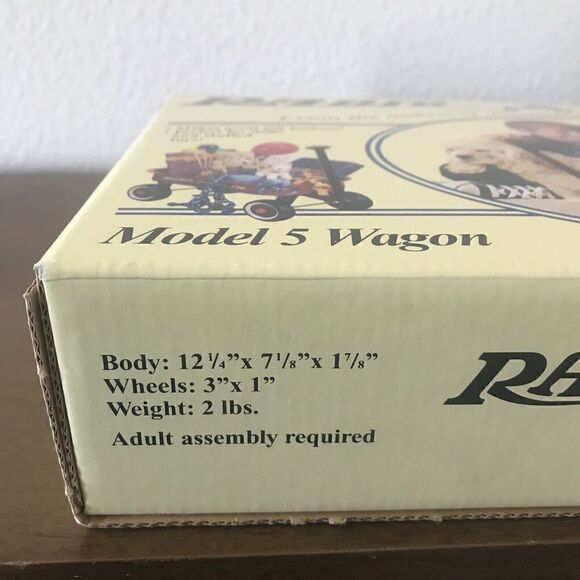 Radio Flyer Little Red Wagon Model 5 Brand New in Box Holiday Display Decor Gift - Picture 4 of 7